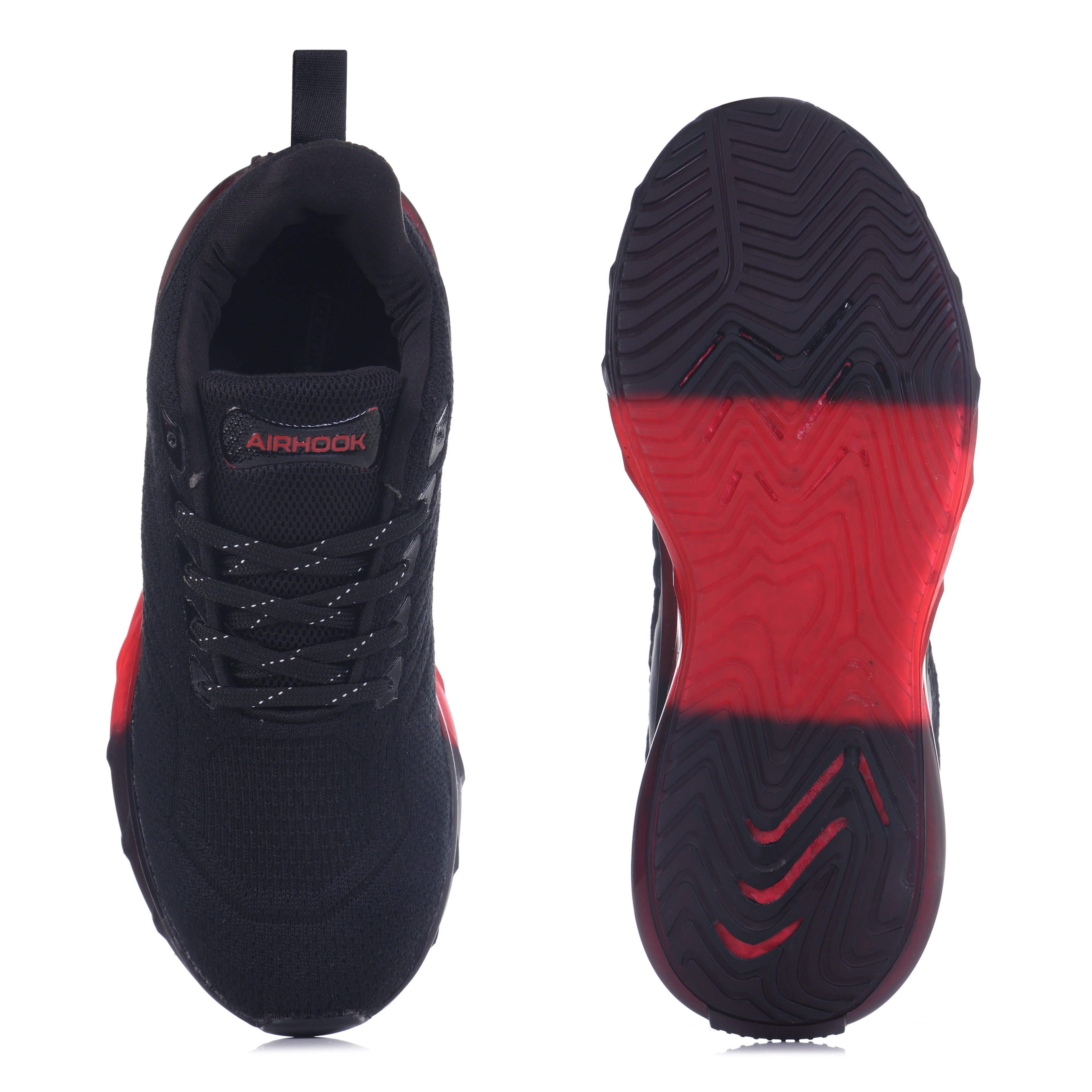 Crystal Black Sports Running Walking Extra Jump Lightweight Sports Shoes Men's